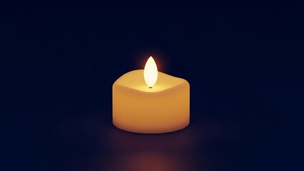 Candlelight Glow Still Life Holiday Celebration Decoration Flame Warmth