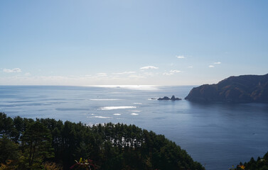岩手県_釜石市_死骨埼金島灯台展望地