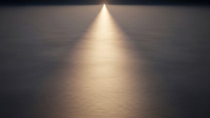 Sunlight Reflection on Calm Water Surface at Sunset with Soft Lighting and Tranquil Atmosphere