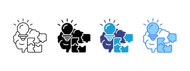 Ideas  icon set multiple style collection