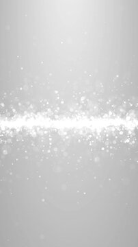 Elegant white dust particles with light bokeh slowly drifting in motion. Full HD. 4K