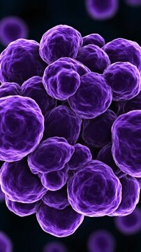 Cancer Cell Growth &ndash; 3D Scientific Cellular Expansion Visualization