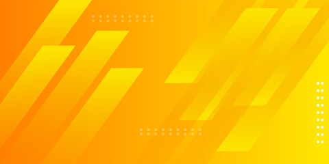 Abstract fresh orange color background with papercut arrow concept pattern element shapes design. Futuristic bright banner style. Eps10 vector