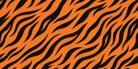 Orange and black tiger stripe pattern