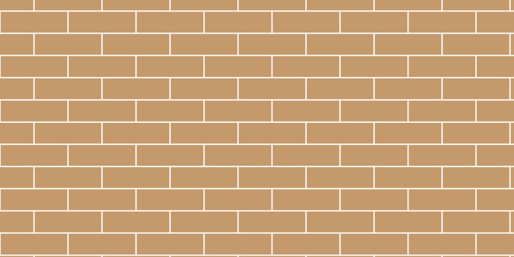 Masonry row concrete floor, wall paper brick wall wallpaper background. 