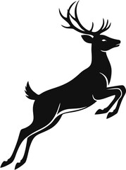 deer silhouette vector