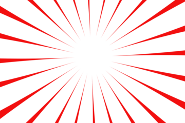 sunburst background with red rays