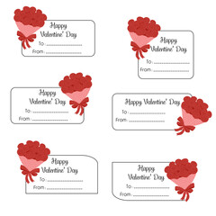 Valentine&rsquo;s Day Gift Tags and Labels Collection