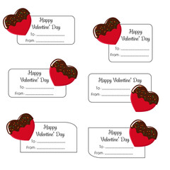 Valentine&rsquo;s Day Gift Tags and Labels Collection