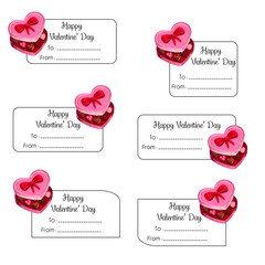 Valentine&rsquo;s Day Gift Tags and Labels Collection