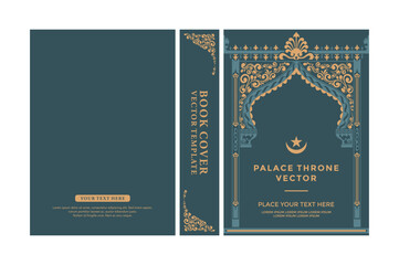 Elegant Islamic Archway Book Cover Template