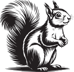 Fototapeta premium Squirrel SVG Bundle.
