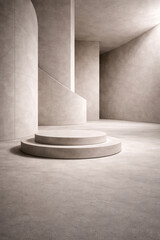 Professional Business Product Mockup Background in Concrete Style