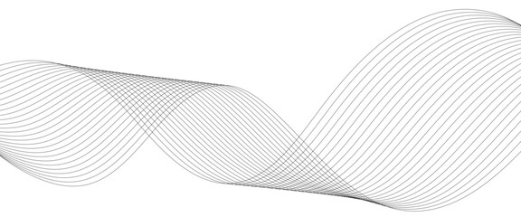 Digital frequency track equalizer. Abstract frequency sound wave lines and twisted curve lines background. Abstract wavy grey blend technology liens background.