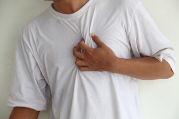 A young, overweight Asian man was having heart problems.