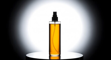 Perfume Bottle on Spotlight