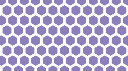 Fototapeta premium colorful seamless hexagon pattern, minimal geometric grid, Hexagon Vector Background Pattern in greyscale, panoramic format.