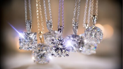 煌めく宝石のアクセサリー