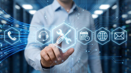 Skilled,technician,accessing,it,maintenance,tools,in,server,room,background,troubleshooting,network,hardware,repair,technical,support,datacenter,infrastructure,connectivity,diagnostic