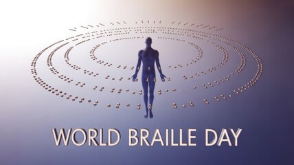 World Braille Day Awareness Poster