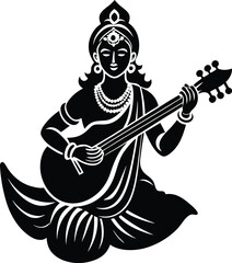 Fototapeta premium vector illustration of a rock star