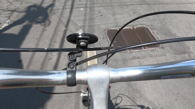 POV Bicycle Riding: Java, Indonesia, South East Asia: First Person Bicycle Ride With Dynamic Movement