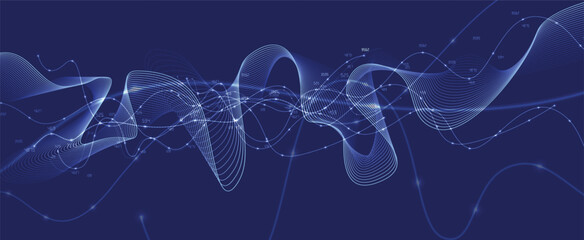 Modern abstract technology and science background concept