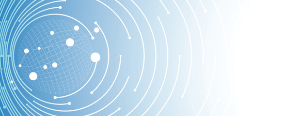 Modern abstract technology and science background concept