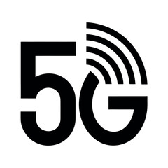 5G Signal Icon Vector Illustration