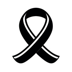 Abstract Ribbon Loop Icon Vector Illustration