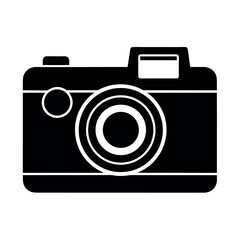 Camera With Shutter Icon Vector Illustration