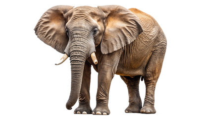 African elephant isolated on transparent background