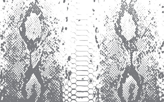 Imitation Snakeskin Texture Featuring Line and Spot Structure with Artsy Faux Leather Surface.