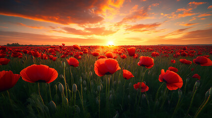 A beautiful floral scene featuring colorful and delicate flowers in a natural setting