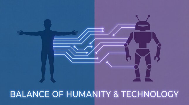 Humanity and technology in perfect balance with futuristic design