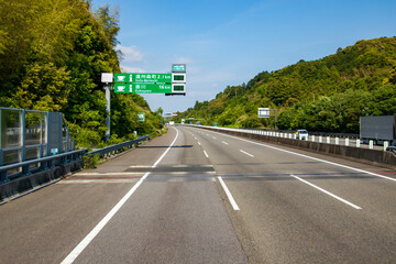 Parking area on the Shin-Tomei Expressway in Shizuoka Prefecture