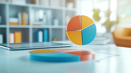 Realistic Commercial Infographics with Minimalist Design.