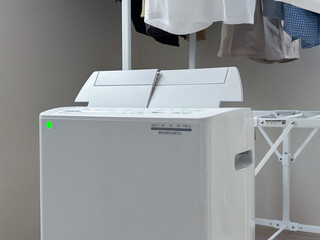 部屋干し　除湿機