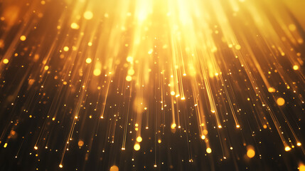 Ultra-realistic golden finance background with stock market graphs, money, gold bars, candlestick charts, luxury infographic design.