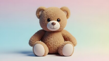 Cute brown teddy bear