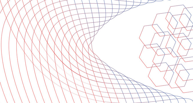vector abstract background with net