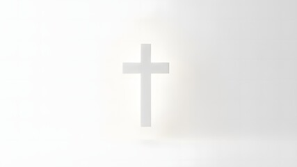 Obraz premium Minimalist cross