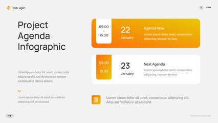 Project Agenda Infographic