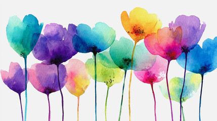 Elegant wedding invitation card background vector. Minimal hand painted watercolor botanical flowers texture template background. Design for wedding, vip cover, poster, rsvp moderncard.Valentine's Day