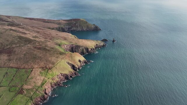 Ireland Epic Locations dramatic coastline of Kenmare Bay Kerry wild drone seascape unspoilt and dramatic