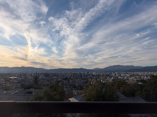京都市内の黄昏