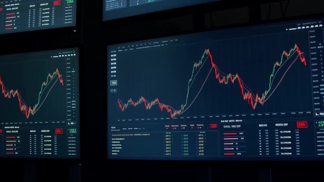 Stock Market Charts Multiscreen