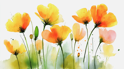 Elegant wedding invitation card background vector. Minimal hand painted watercolor botanical flowers texture template background. Design for wedding, vip cover, poster, rsvp moderncard.Valentine's Day