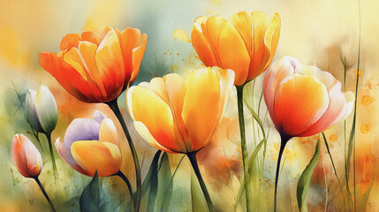 Elegant wedding invitation card background vector. Minimal hand painted watercolor botanical flowers texture template background. Design for wedding, vip cover, poster, rsvp moderncard.Valentine's Day