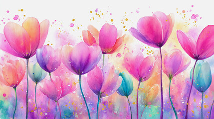 Elegant wedding invitation card background vector. Minimal hand painted watercolor botanical flowers texture template background. Design for wedding, vip cover, poster, rsvp moderncard.Valentine's Day